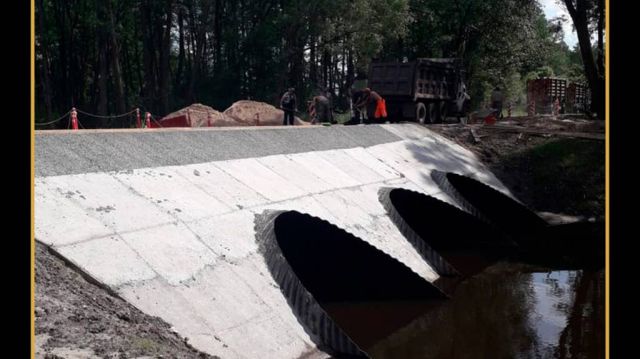 Ведется капремонт моста в Навлинском районе Брянской области