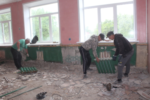 В Гордеевской школе  Брянской области идет капремонт