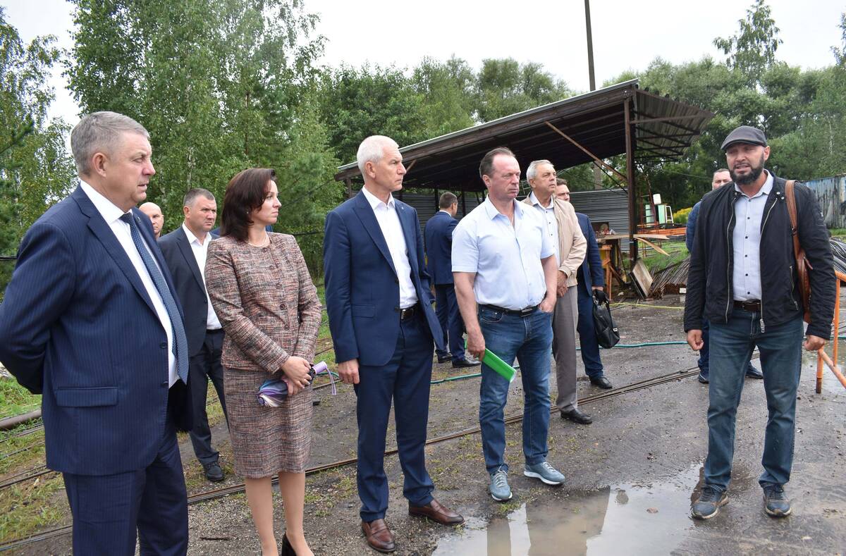 В брянской Клетне побывали Александр Богомаз и Олег Матыцин