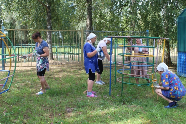 В дошкольном отделении школы села Творишино Гордеского района Брянщины все готово к приему детворы