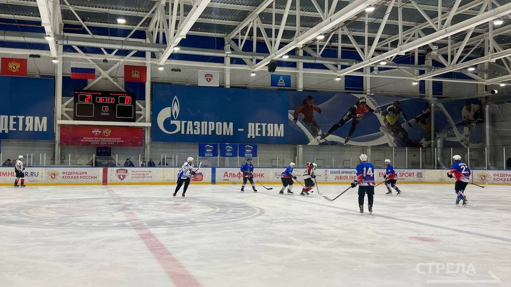 Состоялся хоккейный матч между командами правительства и молодежной сборной Брянщины