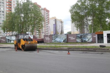 В Брянске идет капремонт участка улицы, названной в честь героя Великой Отечественной войны