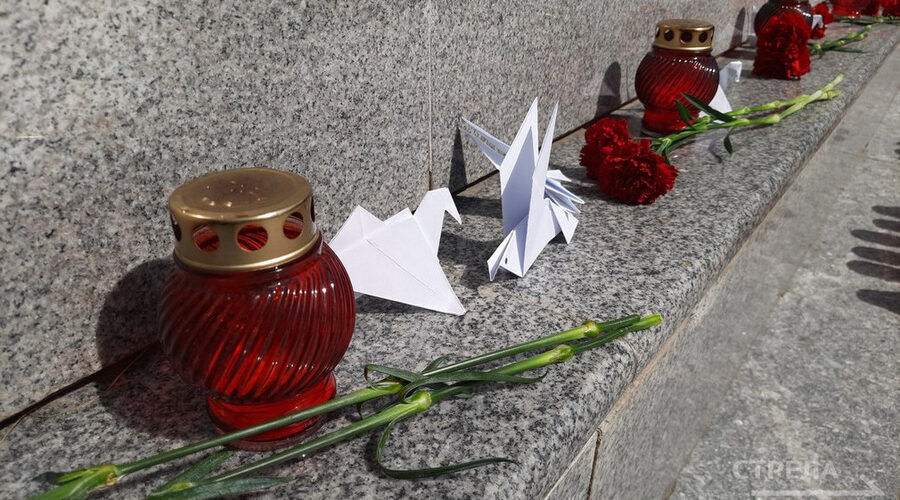 В Брянске прошла акция, посвященная памяти детей, погибших в Донбассе