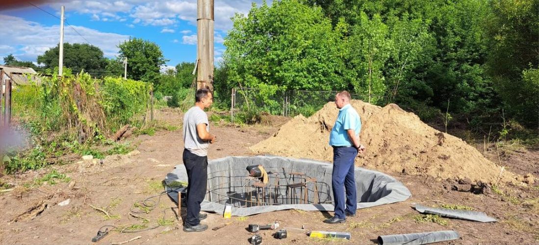 На Брянщине в Комаричском районе возводят водонапорную башню