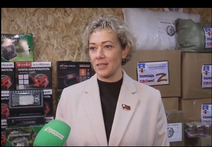 С гуманитарной миссией приехала в Стародуб биатлонистка Ольга Зайцева