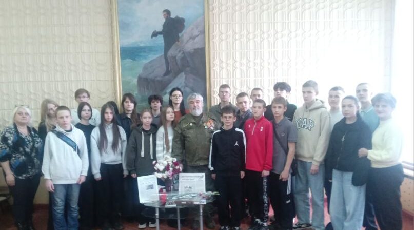 Встреча с ветераном боевых действий «Солдат войны не выбирает»