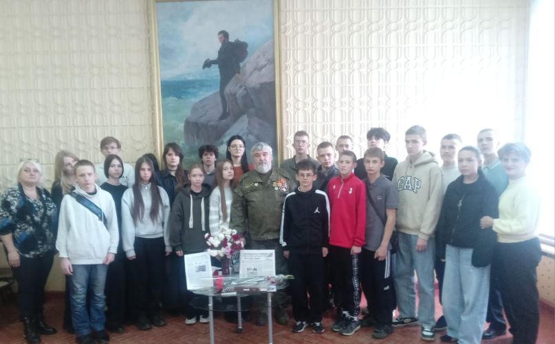 Встреча с ветераном боевых действий «Солдат войны не выбирает»