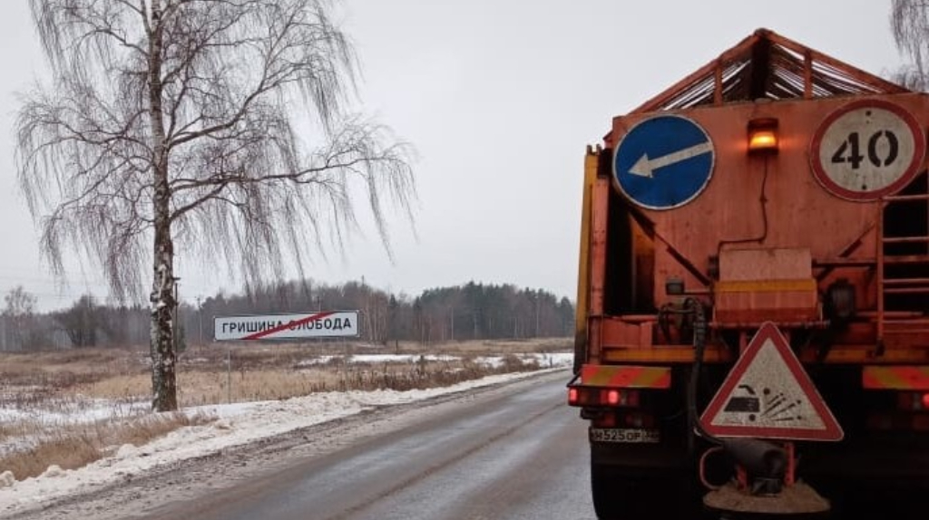 В Брянской области обработали дороги