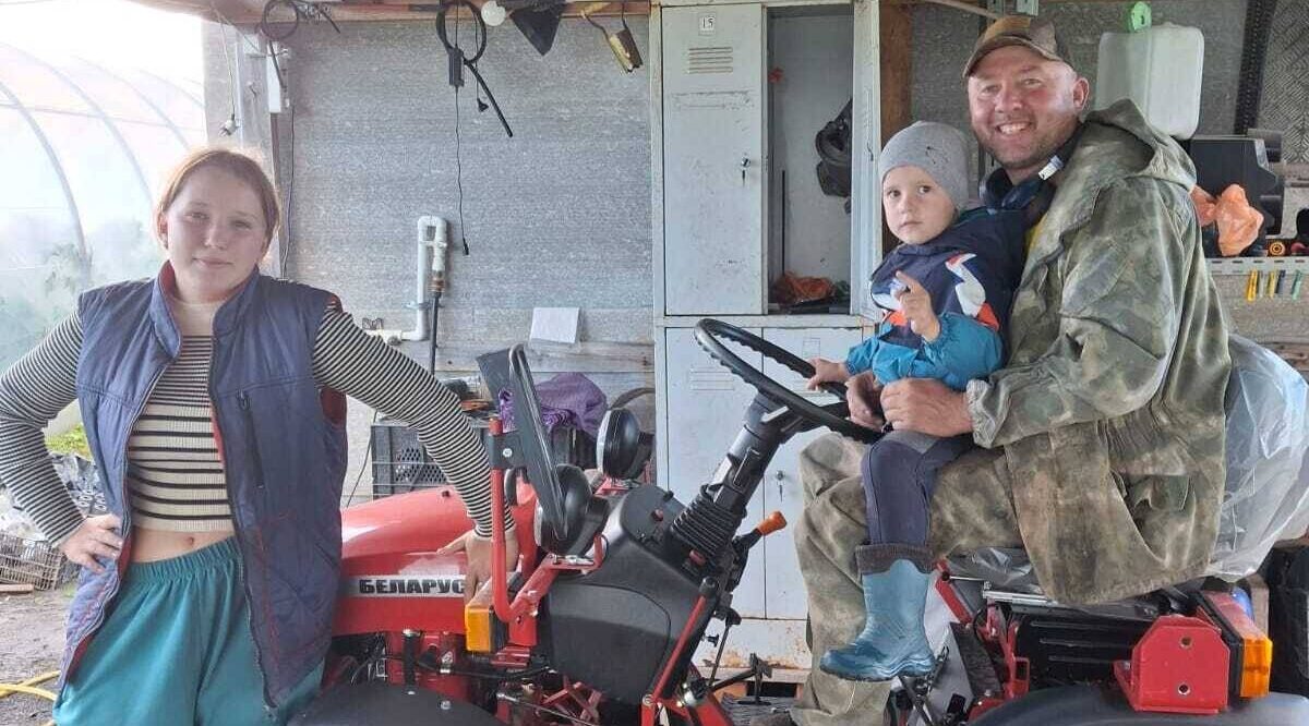 Многодетный отец из Суземского района Брянщины расширил сельскохозяйственный бизнес