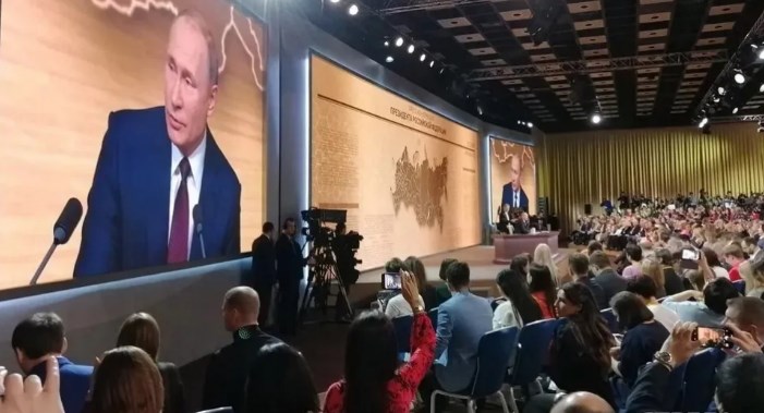 На «Итоги года с Владимиром Путиным» пришло более 1,8 миллиона вопросов
