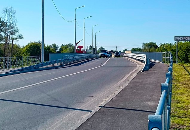 На Брянщине завершен капремонт моста через реку Судость