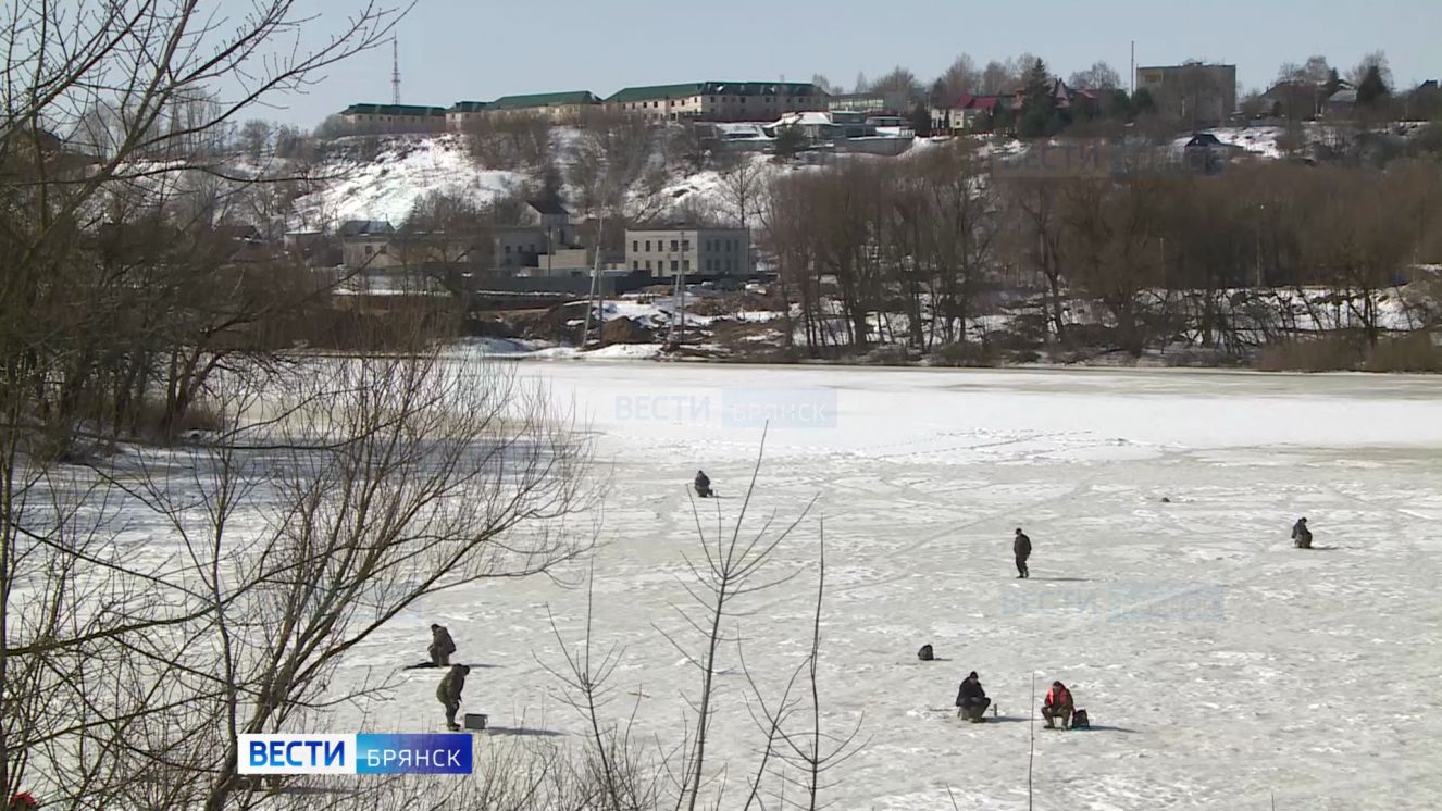 В Брянске под запретом выход на лед