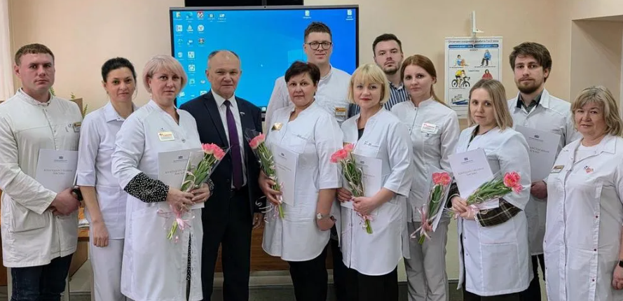 Николай Щеглов посетил Брянскую горполиклинику №1