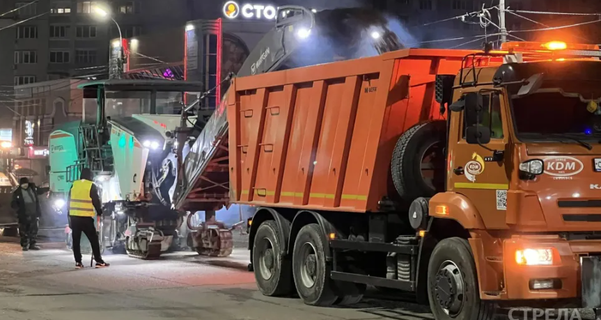 В Брянске продолжается капитальный ремонт дорог