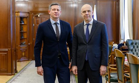 Врио Губернатора Брянщины Егор Ковальчук встретился  с Министром финансов РФ Антоном Силуановым