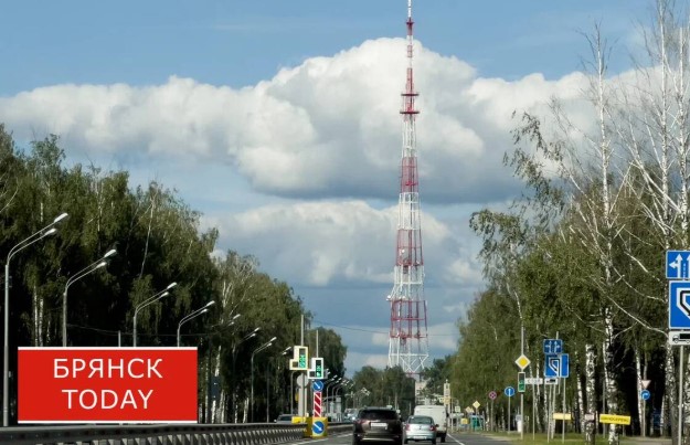 В Брянске на телебашне включат праздничную подсветку