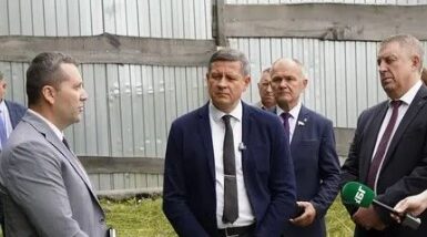 Егор Ковальчук с рабочей поездкой побывал в брянском Карачеве