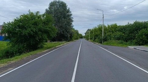 На Брянщине отремонтировали участки дороги Комаричи-Севск