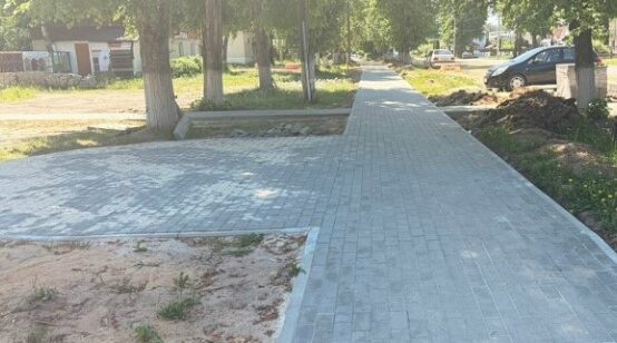 В брянской Сеще идет благоустройство улиц