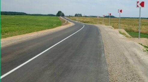 На Брянщине в Новозыбковском городском округе завершается ремонт дороги
