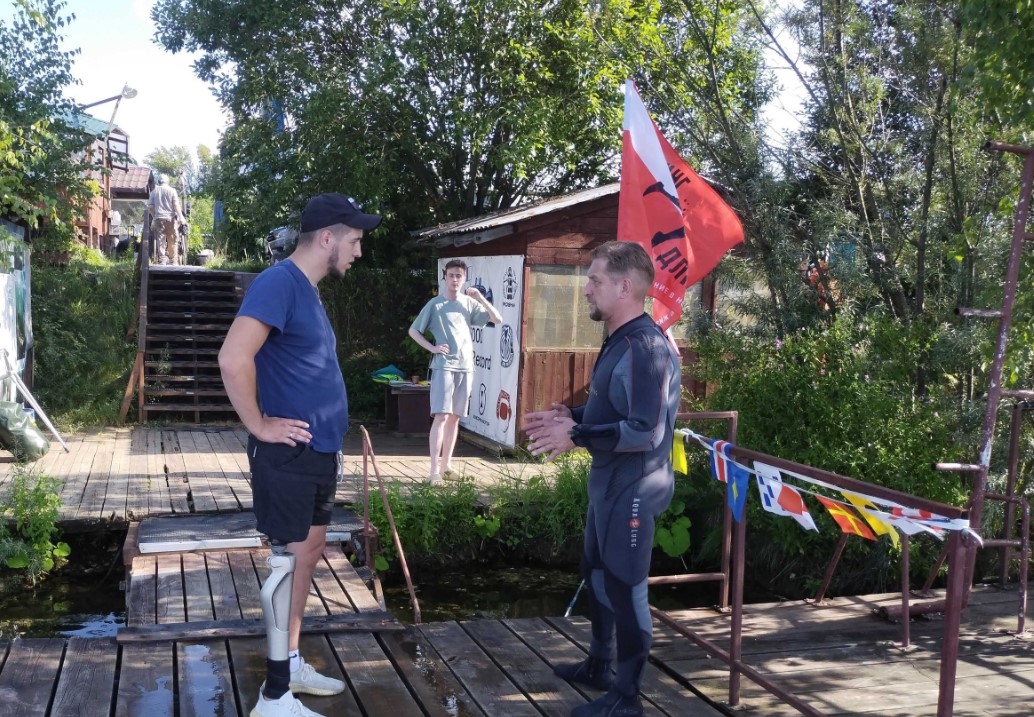 Брянским ветеранам СВО помогает дайвинг
