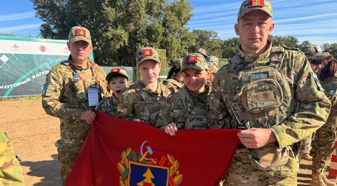 Брянская команда «Заря» прошла военно-тактическую игру на местности