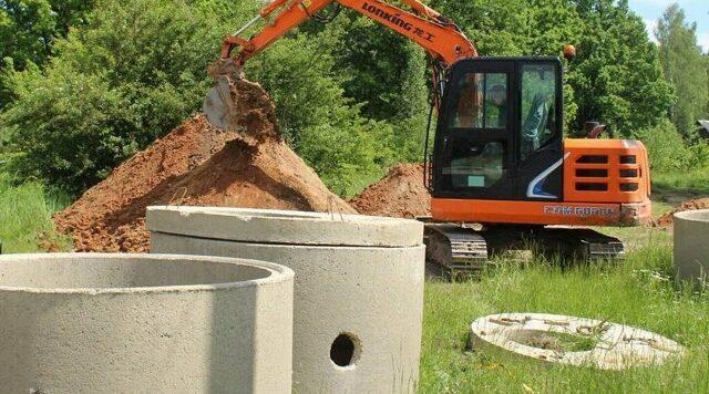 В брянском поселке Клетня продолжаются работы по строительству водозаборного сооружения