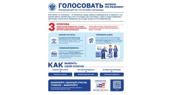 Брянцы могут голосовать по-разному