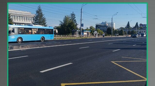 В Брянске завершается капремонт участка улицы Калинина