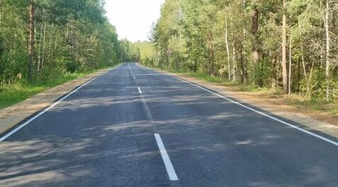 На Брянщине в Рогнединском районе завершили ремонт дороги