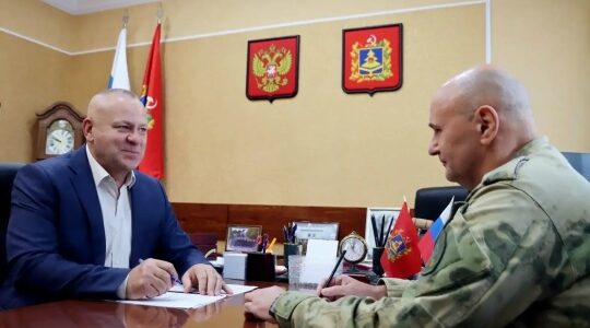 Валентин Суббот встретился с директором Центра специального назначения «Защита» Брянской области»